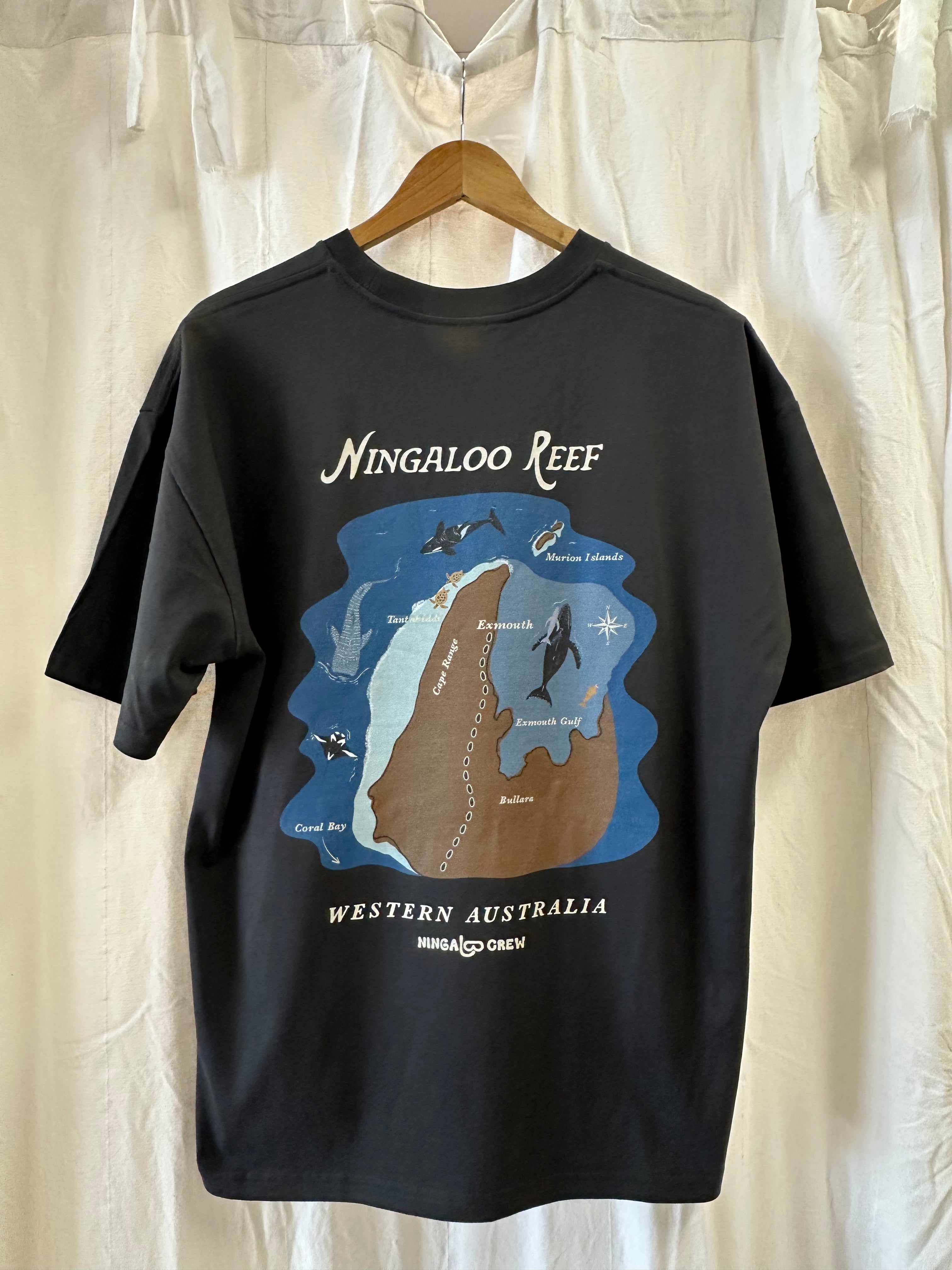 NC Ningaloo Reef Tee ~ Coal