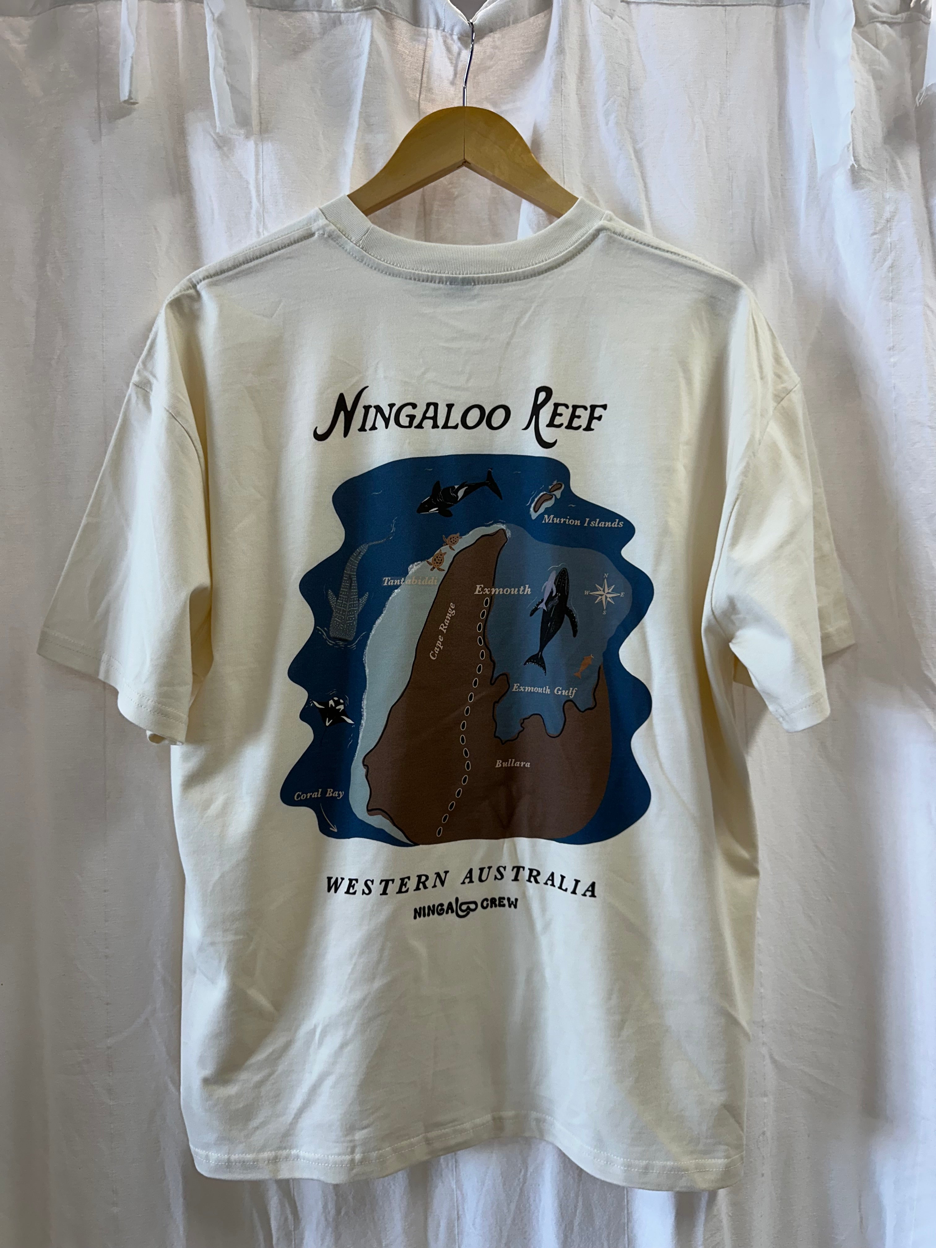 NC Ningaloo Reef Tee ~ Cream