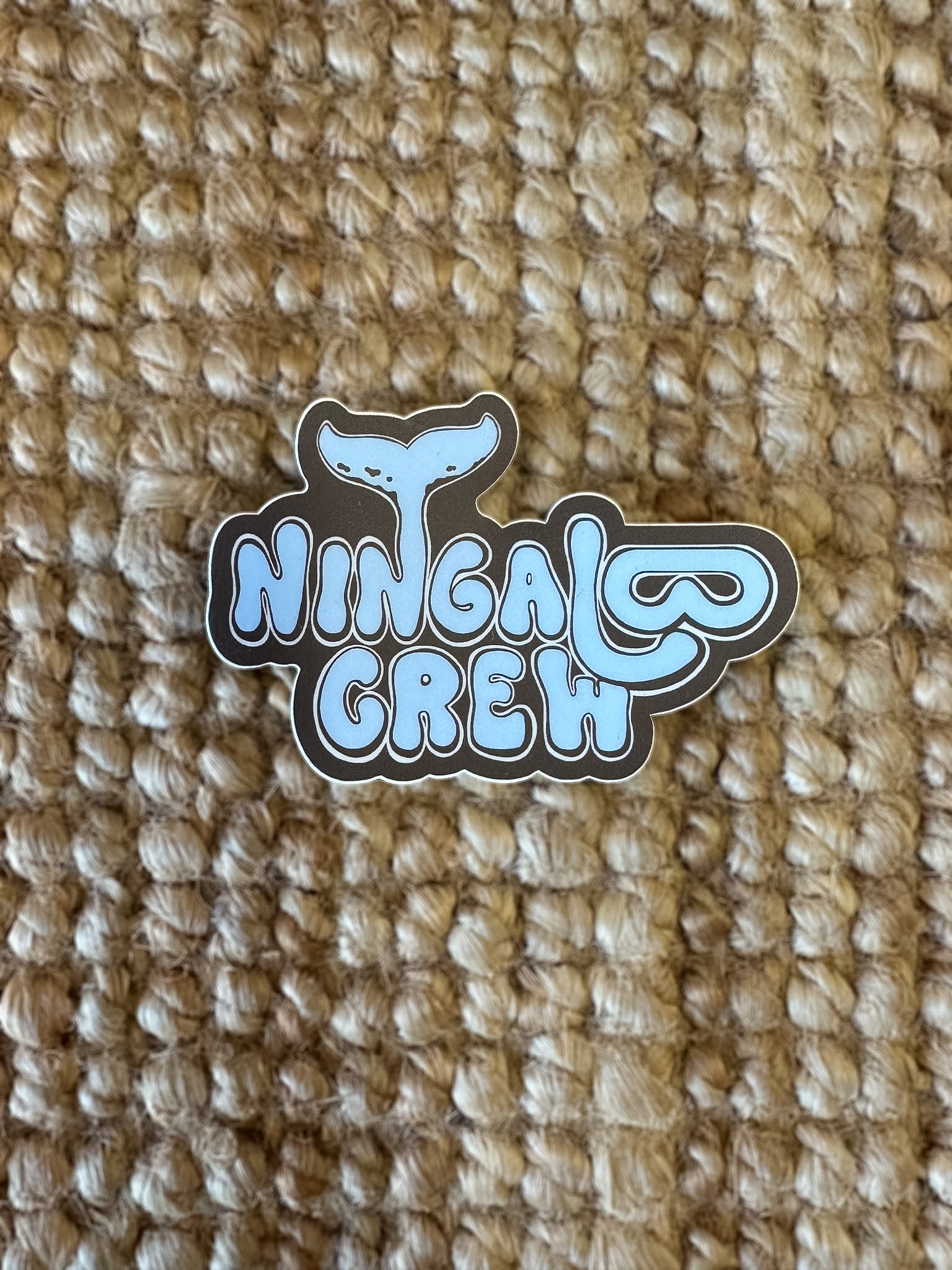 NC Sticker ~ Whale Tail